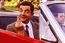Mr Bean Finger GIF - Mr Bean Fuck You Finger GIFs