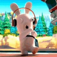 gangnam style raving rabbids dance party move it