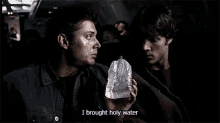 I Bought Holy Water GIF - Supernatural Holywater Dean GIFs