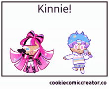 cookie run popping candy cookie sparkling glitter cookie kin kinnie
