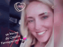 Chiara Ferragni Bacino GIF - Chiara Ferragni Bacino Kiss GIFs