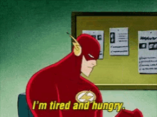 The Flash Tired GIF - The Flash Tired Hungry GIFs