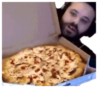 Look At This Pizza Failarmy Sticker - Look At This Pizza Failarmy Tasty Pizza Stickers