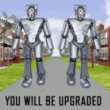 You Will Be Upgraded Cybermen GIF - You Will Be Upgraded Cybermen Dr Who GIFs