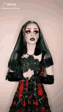 Tiktok Blacksoulofficial GIF - Tiktok Blacksoulofficial Gothic Girl GIFs