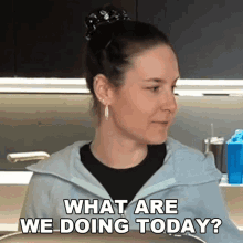 What Are We Doing Today Cristine Raquel Rotenberg GIF - What Are We Doing Today Cristine Raquel Rotenberg Simply Nailogical GIFs
