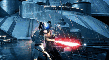 Star Wars Battlefront Rey GIF - Star Wars Battlefront Rey Kylo Ren GIFs