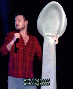 Big Spoon With A Big Spoon 