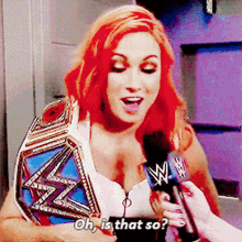 Wwe Becky Lynch GIF - Wwe Becky Lynch Oh Is That So GIFs
