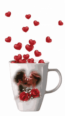 Hearts Love GIF - Hearts Love Mug GIFs