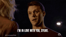 Im In Love With You Sylvie Matthew Casey GIF - Im In Love With You Sylvie Matthew Casey Chicago Fire GIFs