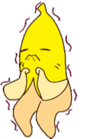 Banana Hold Back Sticker - Banana Hold Back Fart Stickers