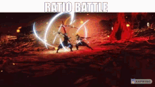 Ratio Ratio Battle GIF - Ratio Ratio Battle Tengen GIFs
