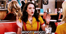 Woot! GIF - 2broke Girls Kat Dennings Max Black GIFs