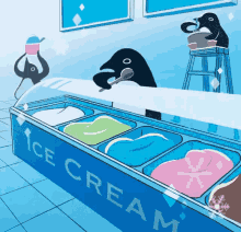 Penguins Animated GIF - Penguins Animated Ice Cream GIFs