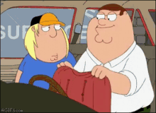 griffin peter familyguy changing clothes eating chocolate