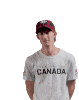 Yawning Evan Dunfee Sticker - Yawning Evan Dunfee Team Canada Stickers