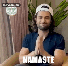 Namaste.Gif GIF - Namaste Vijay Deverakonda Gif GIFs