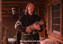 Log Lady GIF - Log Lady Twin Peaks My Log Does Not Judge GIFs