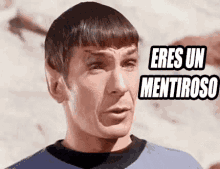 Eres Un Mentiroso GIF - Sr Spock Eres Un Mentiroso Mentiroso GIFs