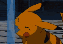 Pikachu Drinking GIF - Pikachu Drinking Water GIFs
