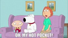 Family Guy Stewie Griffin GIF - Family Guy Stewie Griffin Oh My Hot Pocket GIFs