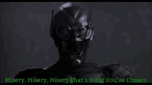 Green Goblin Spiderman1 GIF - Green Goblin Spiderman1 Misery Misery Misery Thats What Youve Chosen GIFs