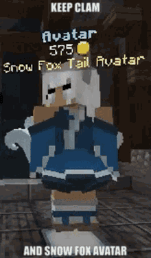 Galaxite Minecraft GIF - Galaxite Minecraft Snow Fox GIFs