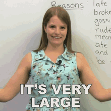 Its Very Large Emma GIF - Its Very Large Emma Engvid GIFs