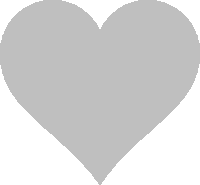 Grey Heart Sticker - Grey Heart Gnm Stickers