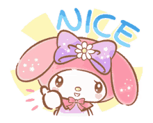 my melody nice thumbs up good job nice one my melody nice thumbs up good job nice one