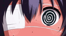 Anime Chuunibyou GIF - Anime Chuunibyou Spiral Eye GIFs