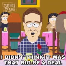 I Didnt Think It Was That Big Of A Deal Jared Fogle GIF - I Didnt Think It Was That Big Of A Deal Jared Fogle South Park GIFs