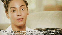 self care self love independence beyonce knowing who you are