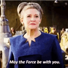 May The Force Be With You Leia GIF - May The Force Be With You Force Leia GIFs