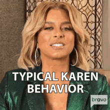 Typical Karen Behavior Real Housewives Of Potomac GIF - Typical Karen Behavior Real Housewives Of Potomac Typical Her Type GIFs