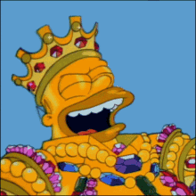Rich Man Homer GIF - Rich Man Homer King GIFs