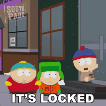 Its Locked Stan GIF - Its Locked Stan South Park GIFs