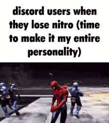 discord discord users discord nitro spider man