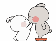 cute cartoon kiss kisses smooch