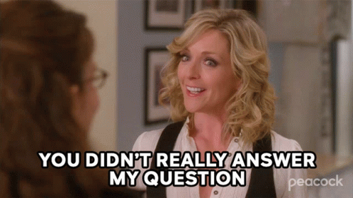You Didnt Really Answer My Question Jenna Maroney GIF - You Didnt Really Answer  My Question Jenna Maroney 30Rock - Discover & Share GIFs