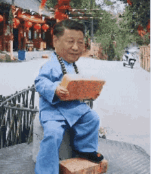 Xi Jinping Bricks GIF - Xi Jinping Bricks Throw GIFs