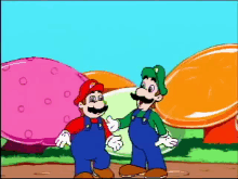 Super Mario And Luigi Chat GIF - Super Mario And Luigi Mario And Luigi Mario GIFs
