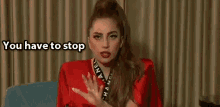 Stop GIF - Lady Gaga Stop Done GIFs