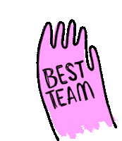 Team Best Team Sticker - Team Best Team Hand Stickers