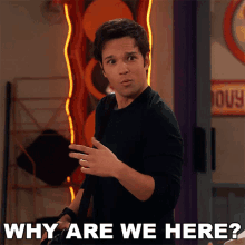 Why Are We Here Freddie Benson GIF - Why Are We Here Freddie Benson Icarly GIFs