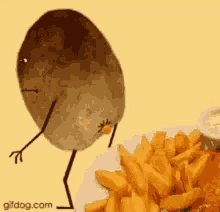 Where Fries Come From Potato GIF - Where Fries Come From Potato Potato Poop GIFs