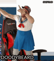 doodybeard swiftmo twitch anime dance dance