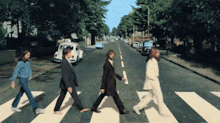 The Beatles Abbey Road GIF - The Beatles Abbey Road Walking GIFs