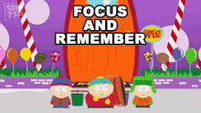 Focus And Remember Eric Cartman GIF - Focus And Remember Eric Cartman Stan Marsh GIFs